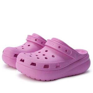 Crocs Women Platform Shoes-Cutie Crush Clogs Taffy Pink